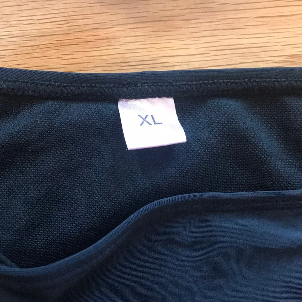 HOTAPEI Swim Black Bikini with Cutouts